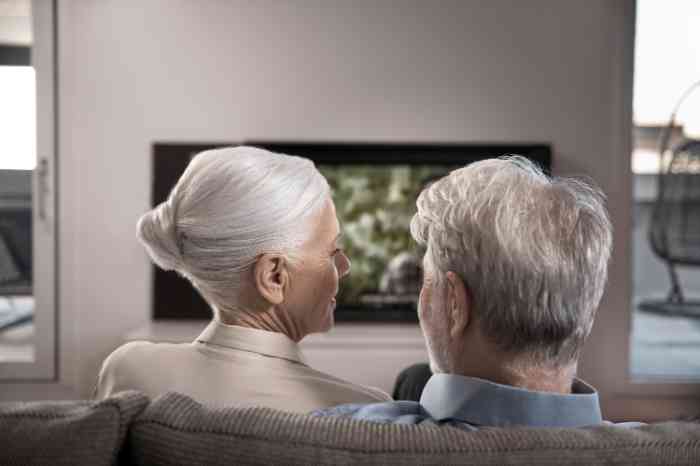 Watching tv