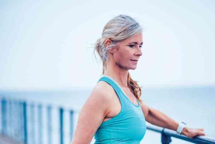 Woman doing workout