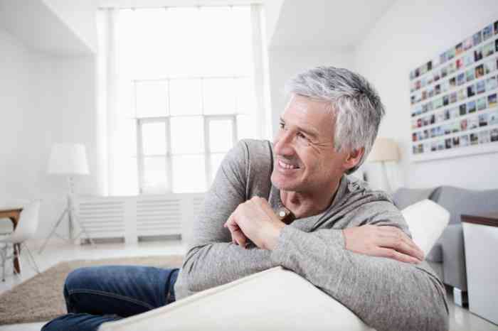man smiling